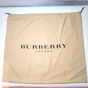 Burberry London Authentic Tan Storage Drawstring Dust Bag